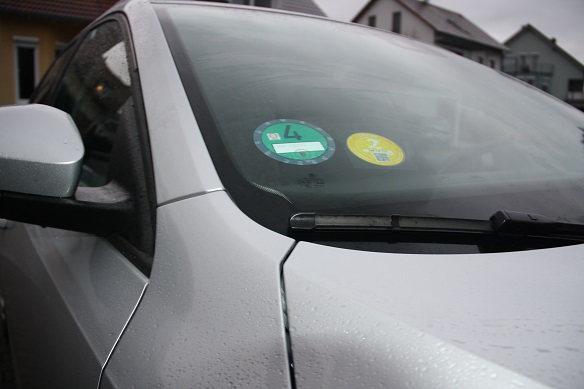 French German Low Emission Zone Stickers