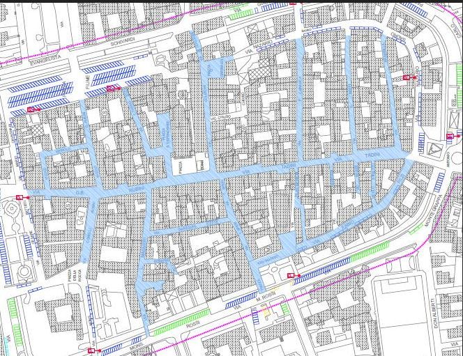 driving restriction map for Romano in Lombardia Lombardia Italy Romano in Lombardia map
